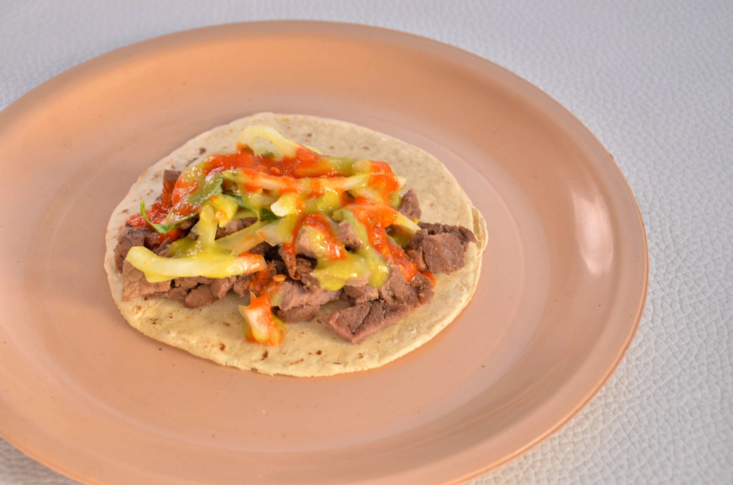 Carne asada tacos, mexican food